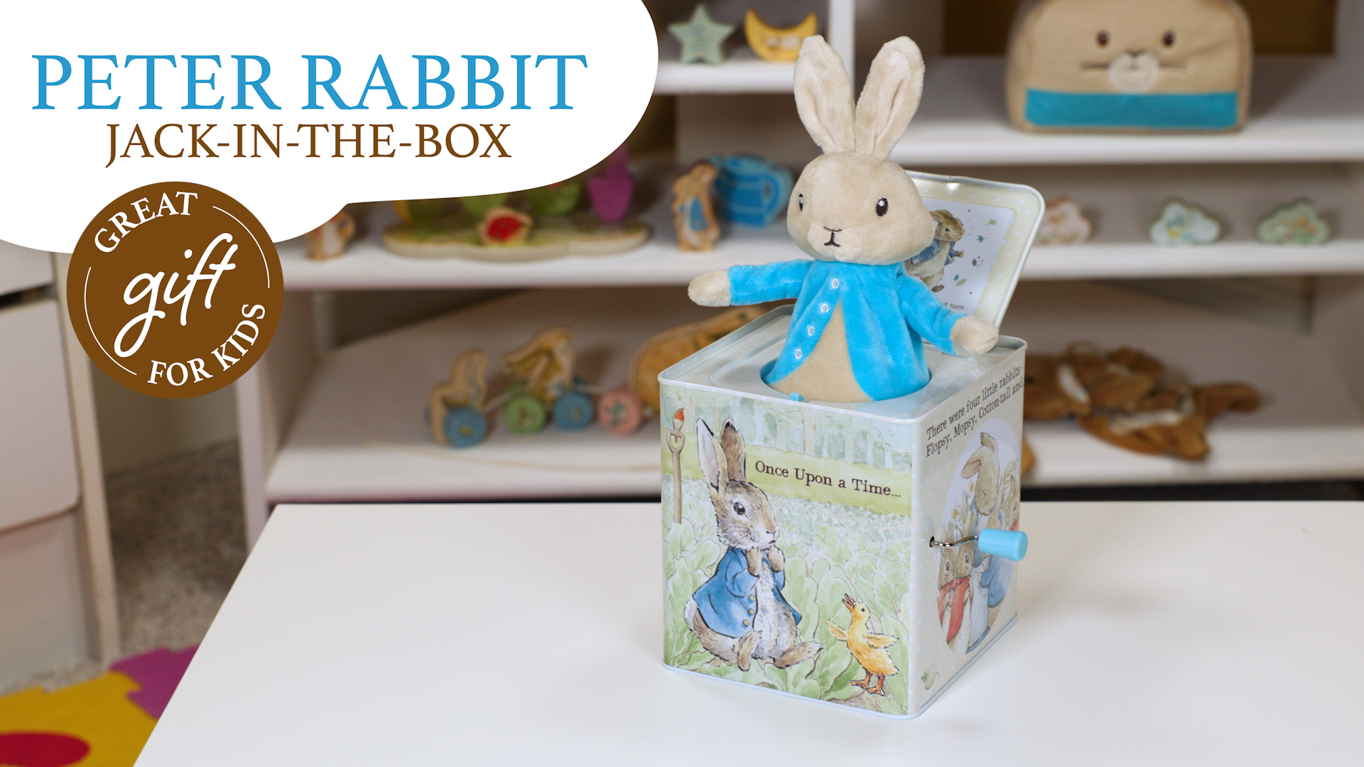 Amazon.com: Beatrix Potter Peter Rabbit Jack-in-The-Box, Multi