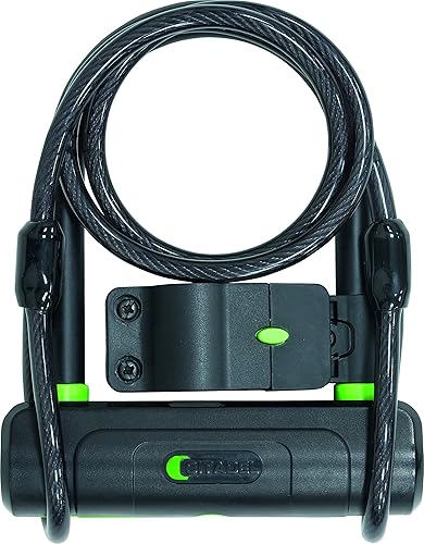 Miniatura 2 de "Citadel Bike Lock - Cadena de bicicleta compacta para adultosniños, bloqueo en U y cable combinado
