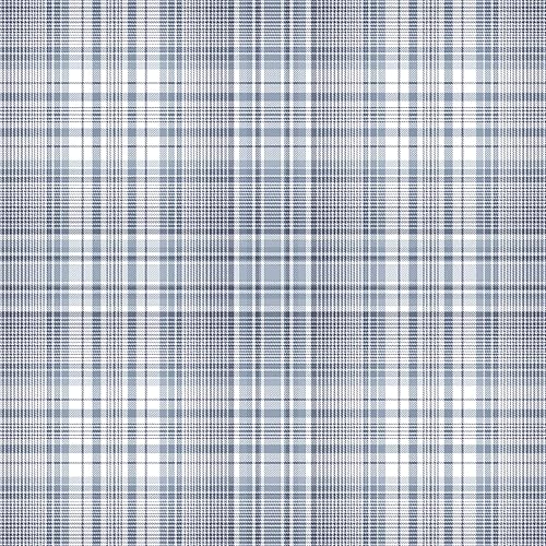 Check Plaid Wallpaper in Shades of Blue