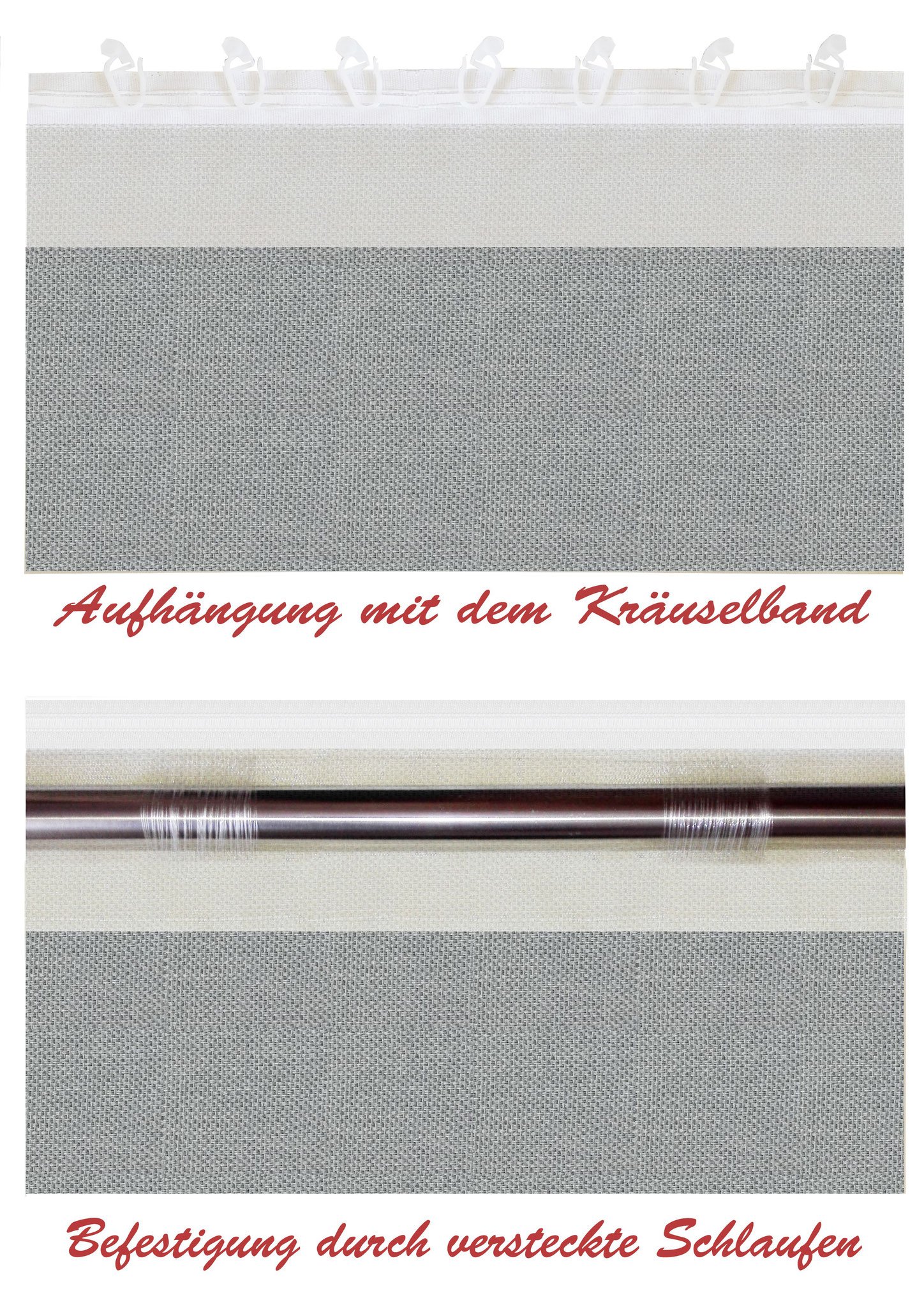 Sun World Hochqualitativer Verdunkelungsvorhang nach Maß „Natura“, Kräuselband, Schlaufen, Thermovorhang nach Maß, Vorhang nach Maß, Gardinen nach Maß, Beige (230cm)