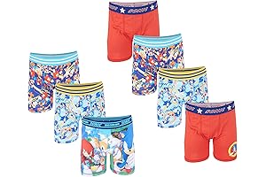Boys Sonic the Hedgehog Big Boxer Briefs (Pack of 4-12)