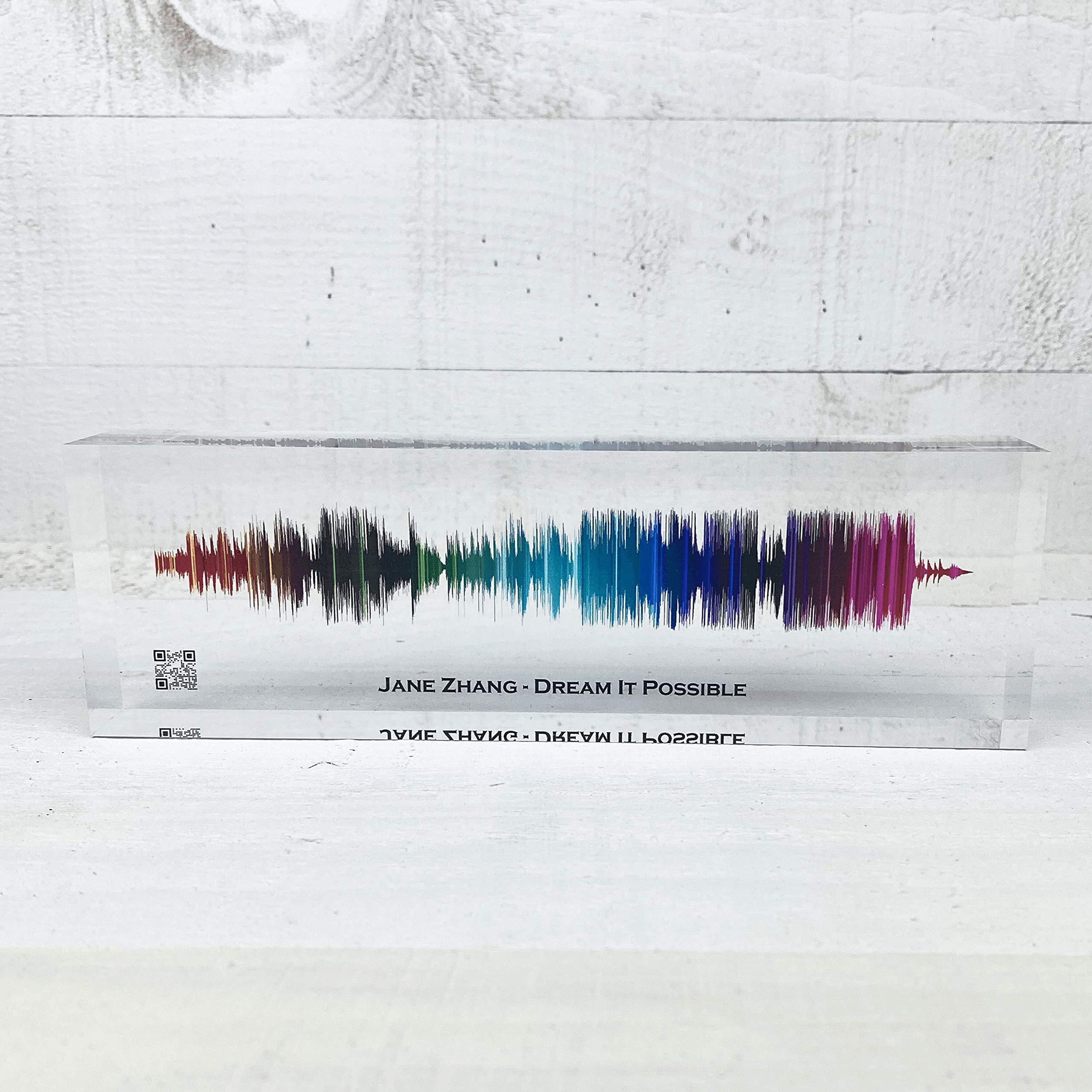 Amazon.com: Artblox Soundwave Art With Scannable Qr Code Any Video