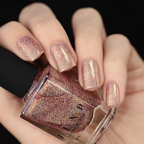 Miniatura 2284 de ILNP Madison Ave Esmalte de uñas holográfico metálico rosa antiguo