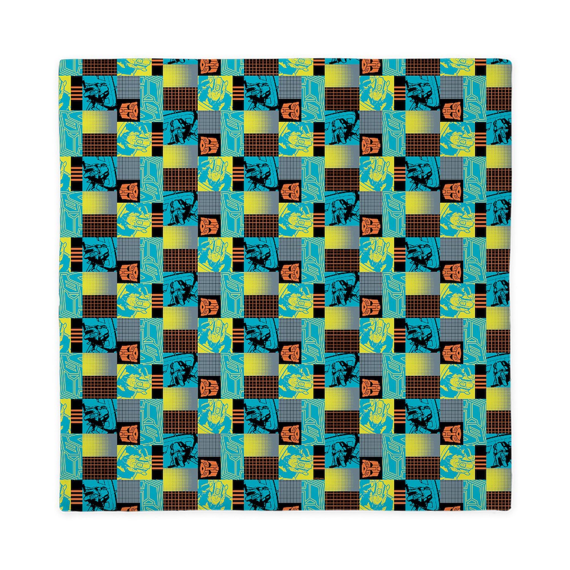 CafePress Transformers Autobots Square Pattern Queen Duvet Cover, Printed Comforter Cover, Unique Bedding