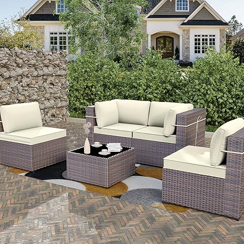 Miniatura 7 de Kullavik Funda de cojín de patio al aire libre, funda de asiento a prueba de salpicaduras, funda de muebles lavable, funda de cremallera suave y