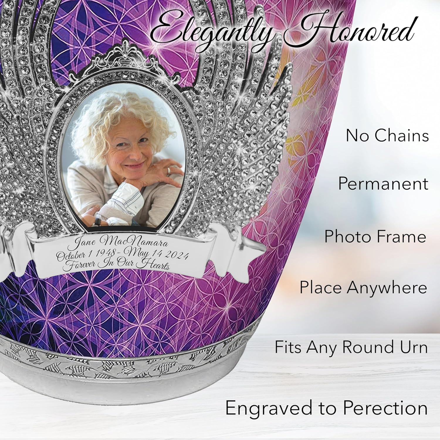 Seed of Life Cremation Urn for Human Ashes Adult Female for Funeral, Burial & Home - Urns for Ashes Adult Women Mom & Cremation Urns for Women Seed of Life Urn