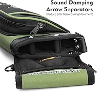 Vista 8 de SUNYA X510 Carcaj de Flechas para Campo y Competencia de Cadera Carcaj de Tiro con Arco de 3 Ranuras Sin Ruido con Sistema de Almacenamiento