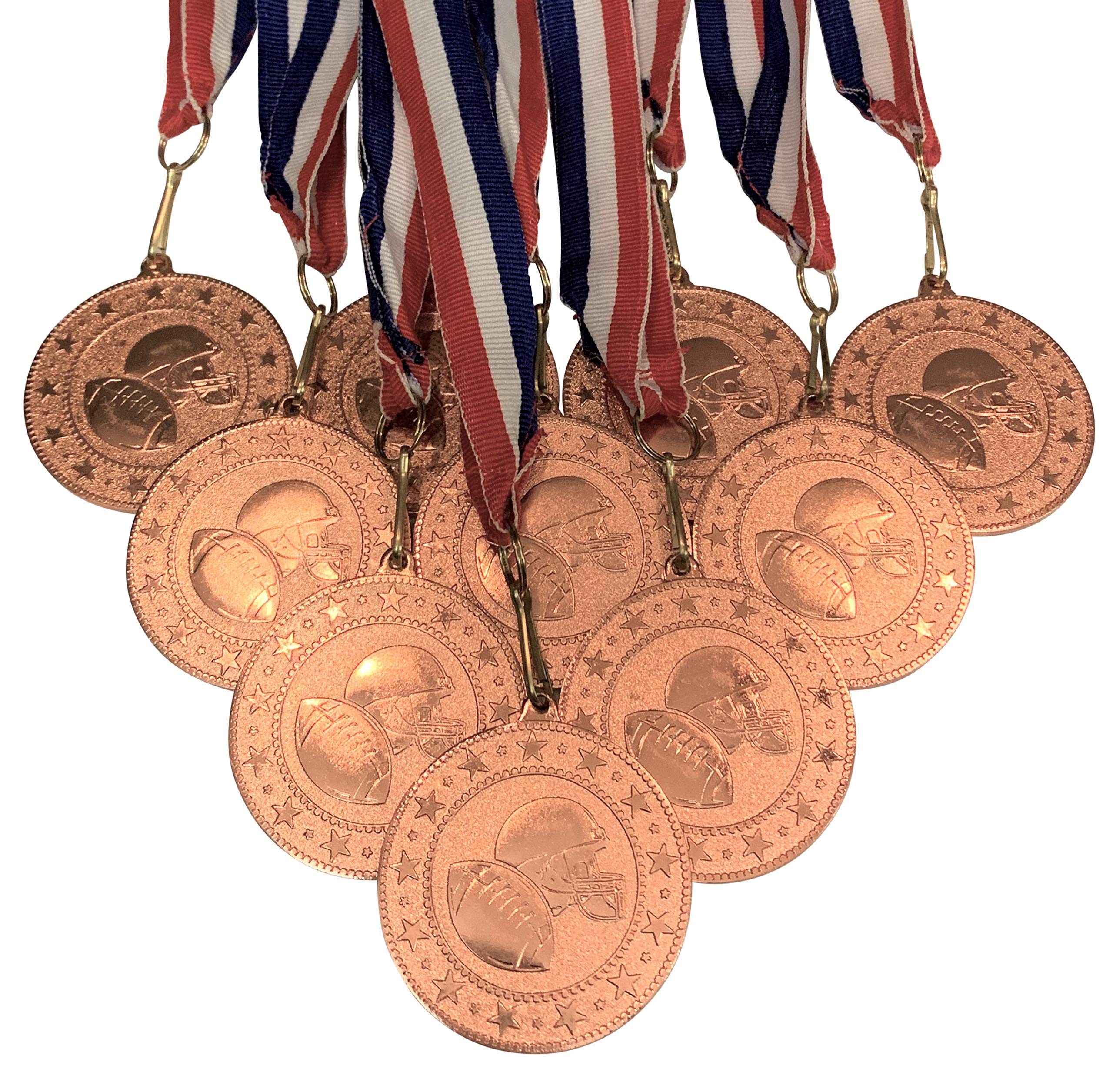 Buy Express Medals Various 10 Pack Styles of Football Award Medals with