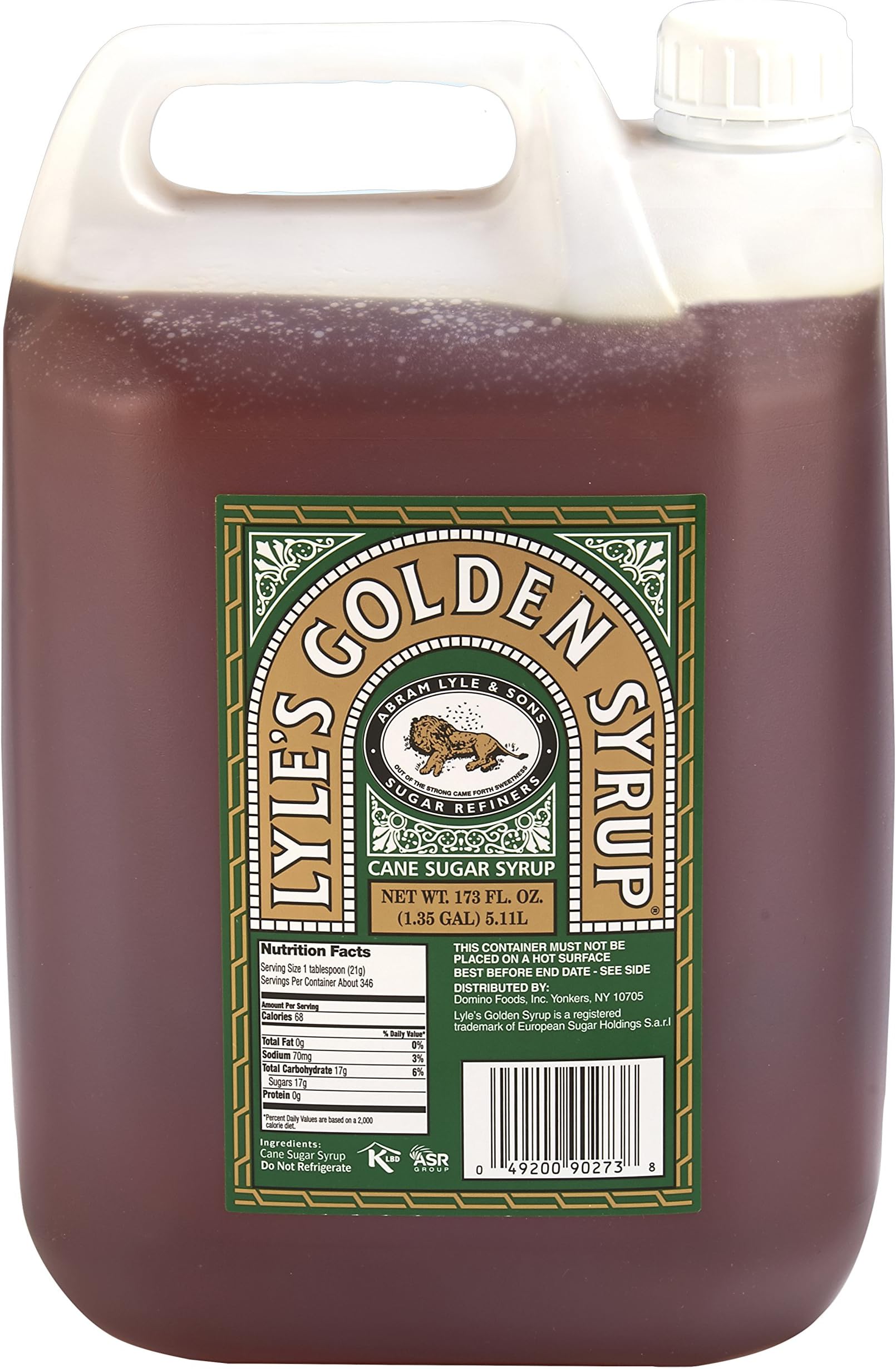 Lyle's Golden Syrup (Foodservice) (Poly Container), 173 Ounce