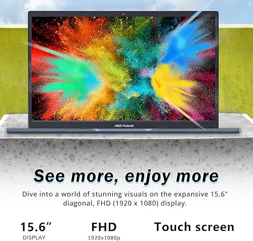 Miniatura 3 de ASUS VivoBook - Laptop con pantalla táctil FHD de 15.6 pulgadas, Intel Core i7-1255U, 16 GB de RAM, SSD PCIe de 1 TB, gráficos Intel Iris Xe,