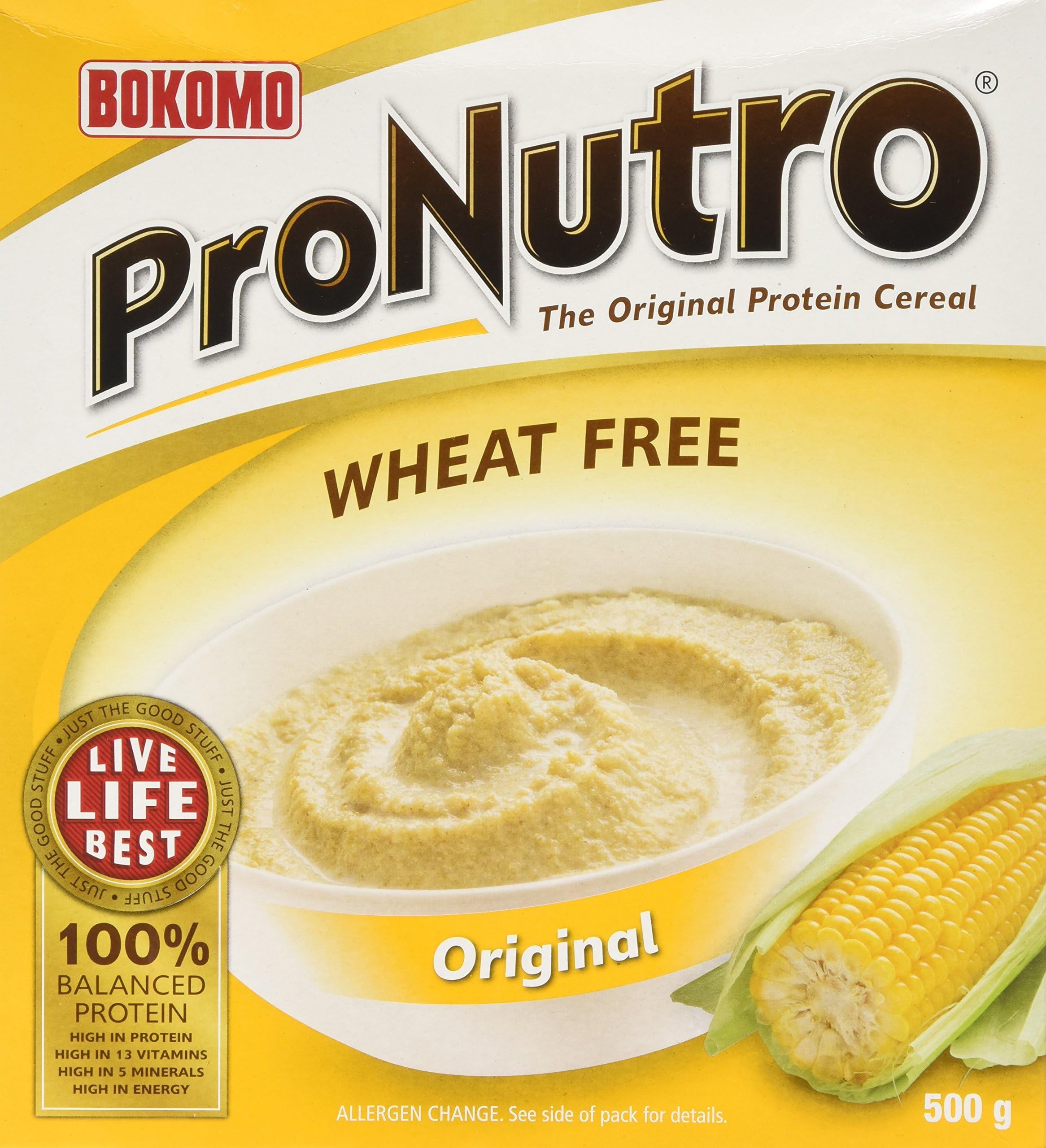 Pronutro Bokomo Original Flavoured Cereal 500 g (Pack of 2)