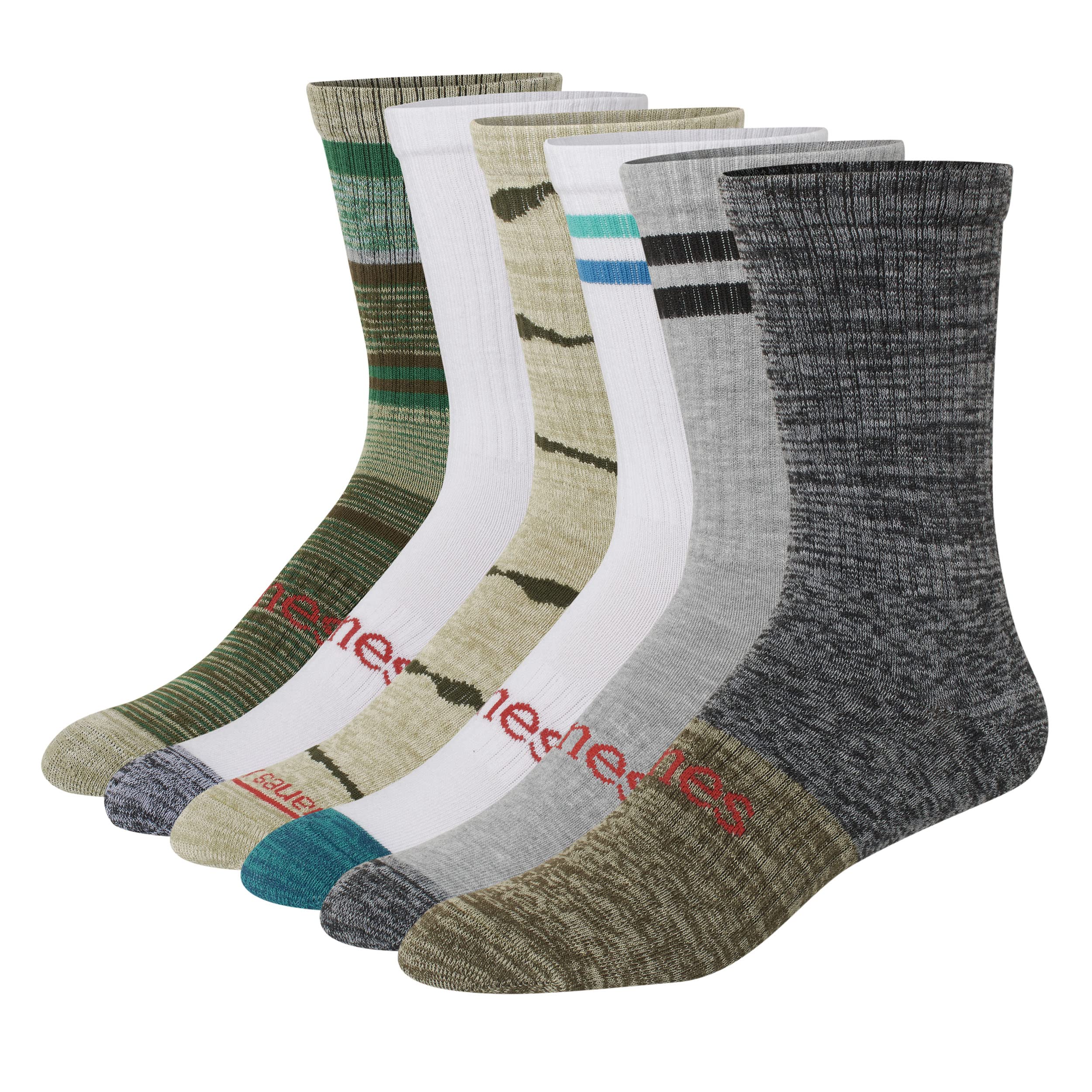 Men's Hanes Men's Socks, Ultimate Originals Crew, Ankle and No Show Socks