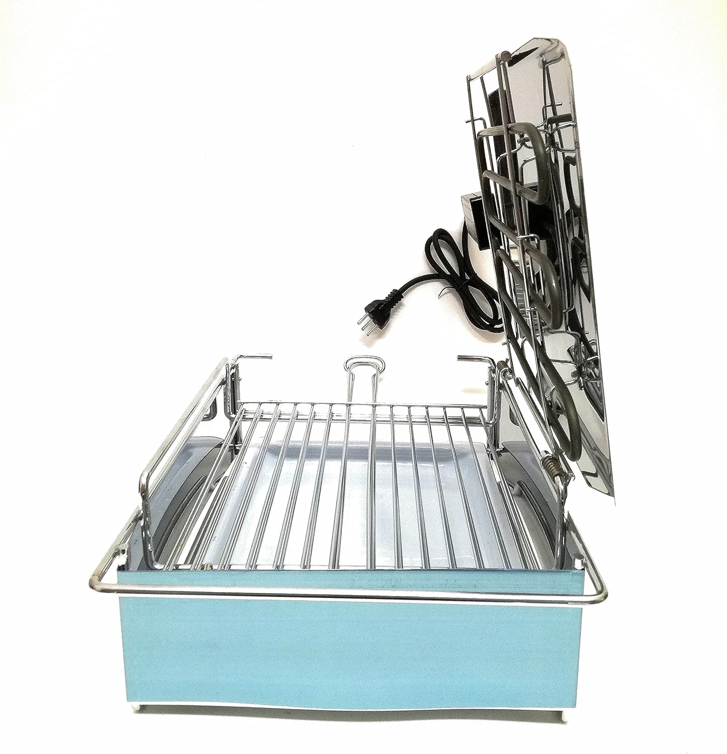 Bistecchiera Elettrica Senza Fumo in Acciaio Inox Bistecchiera Elettrica Cottura dallalto