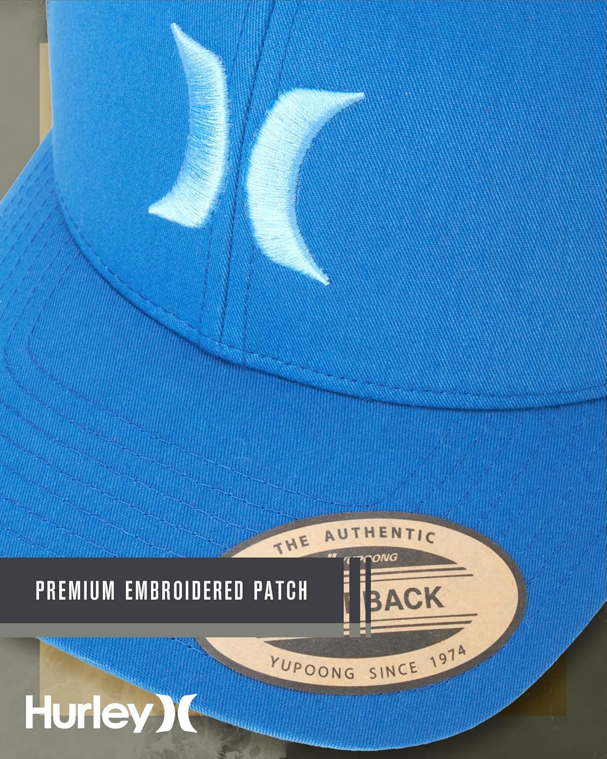 Hurley Men's Caps - Del Mar Mesh Panel Baseball Cap Trucker Hat - Snap Back Hats for Men - Image 6