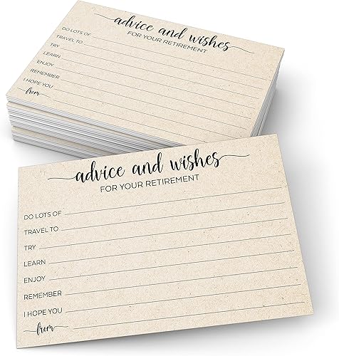 Miniatura 8 de 321Done Deseos de cumpleaños y consejos Tan-Kraft (50) tarjetas de 4 x 6 pulgadas - Buen consejo, mejores deseos, tarjetas de recuerdos - Actividad