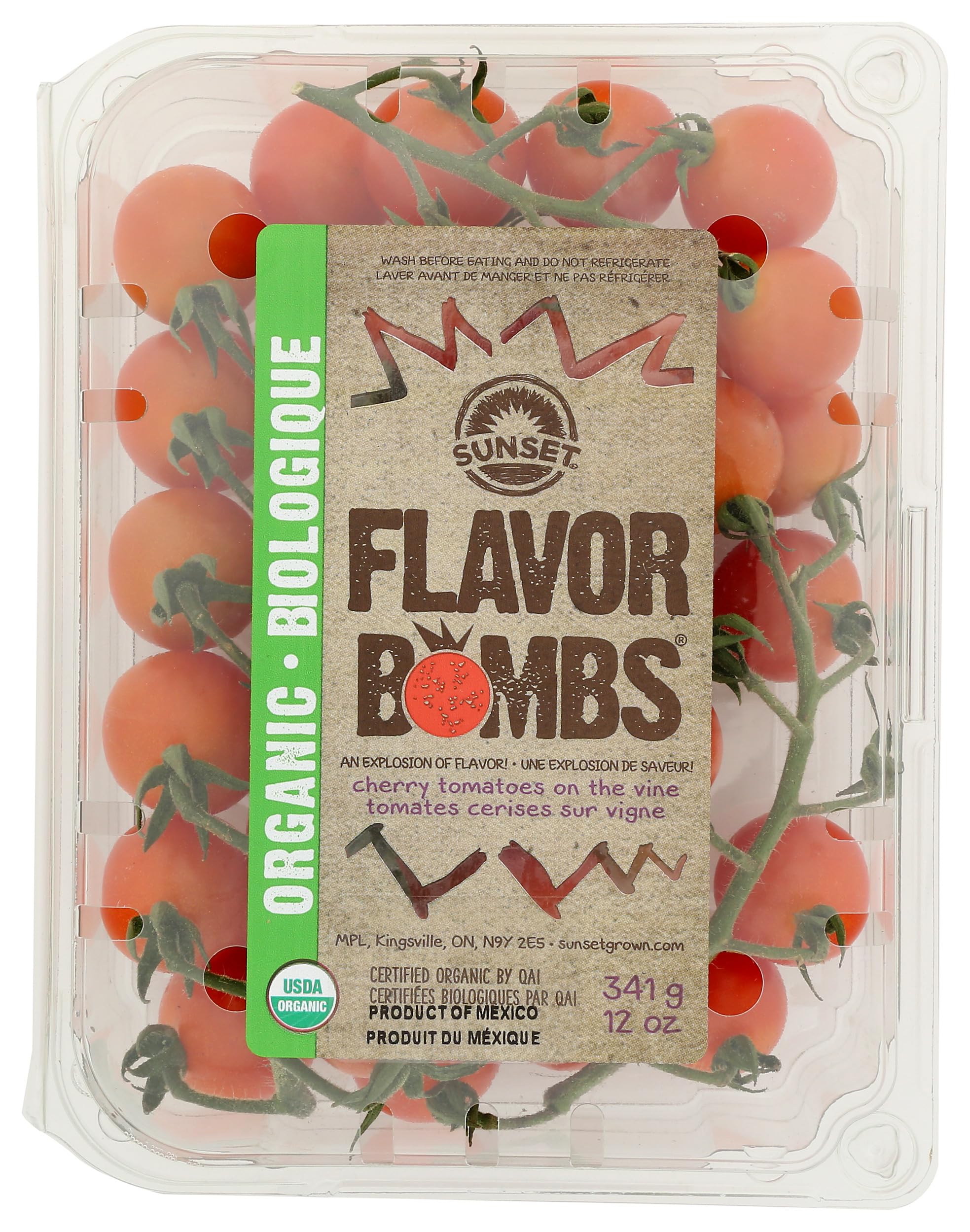 tomo 10個セット Sunset Organic Flavor Bomb Cherry Tomatoes, 12 OZ | Grocery Pickup