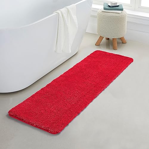 Miniatura 1 de Yafa Home Fashion 1 alfombra de baño suave de microfibra sólida, respaldo antideslizante de TPR