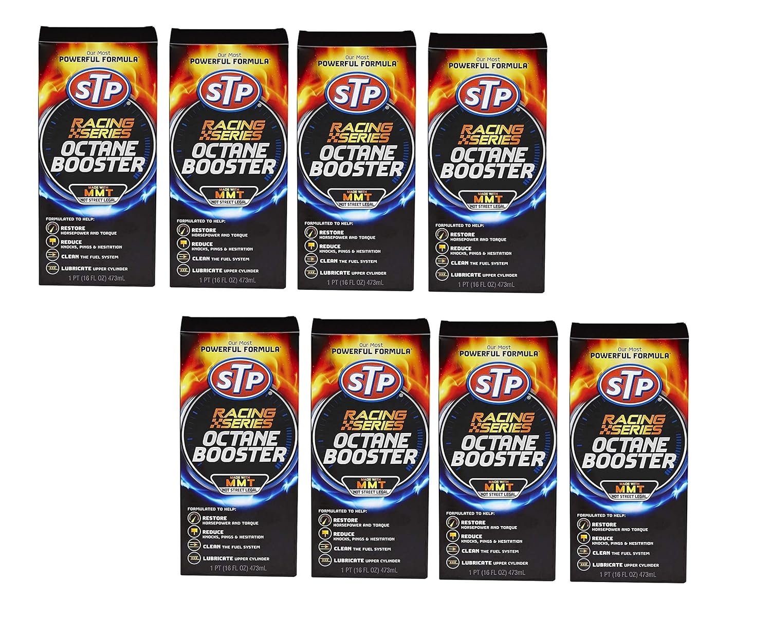 STP Racing Series Octane Booster (473 ml) Pack of 08 Amazon.in Car