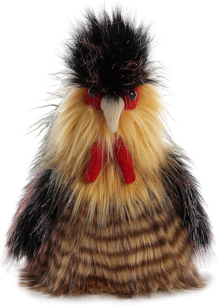 Aurora Luxe Boutique 10.5" Jacques Rooster Cockerel Exquisite Stuffed Animal