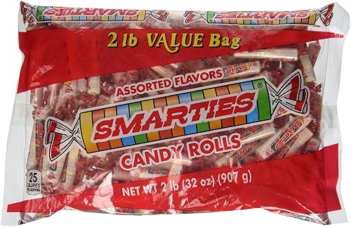 Smarties Candy Rolls Bolsa de 2 libras 120 unidades