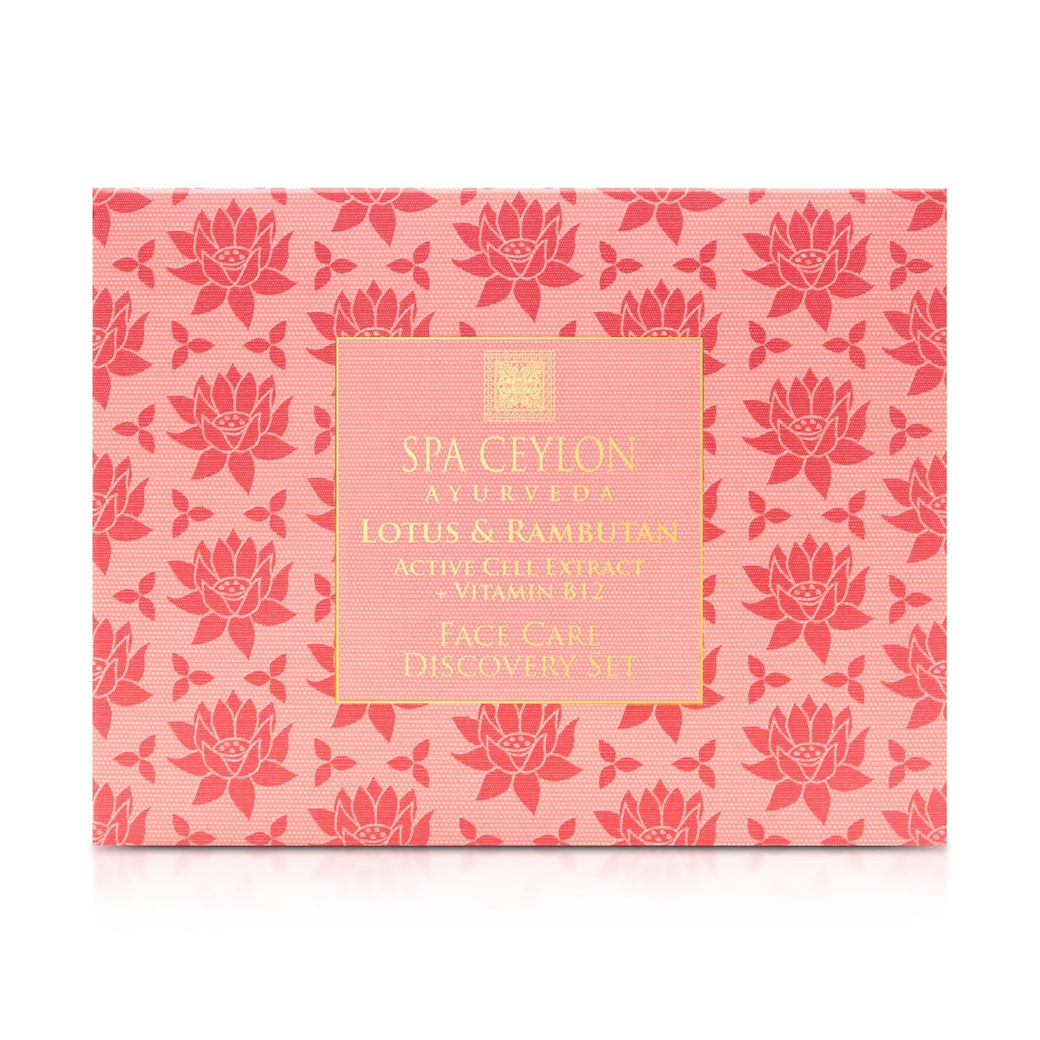 Spa Ceylon Lotus & Rambutan Face Care Discovery Set, Travel Size Face Serum, Cleanser, Masque, Day & Night Cream, & Protector, For Sensitive Skin, Organic - Image 5