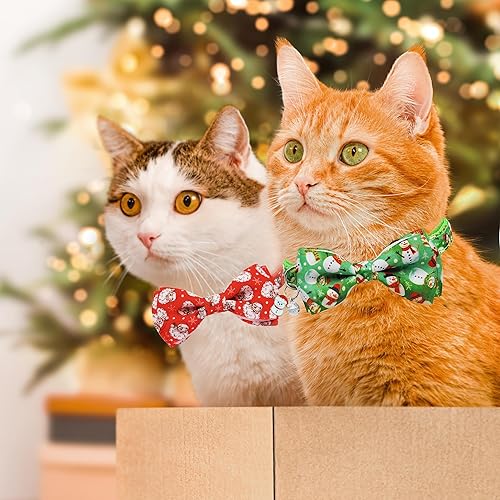 Miniatura 7 de Juego de collar de gato de calabaza con pajarita de otoño con campana, collar de gato de cosecha de Acción de Gracias para niños y niñas (pavos de