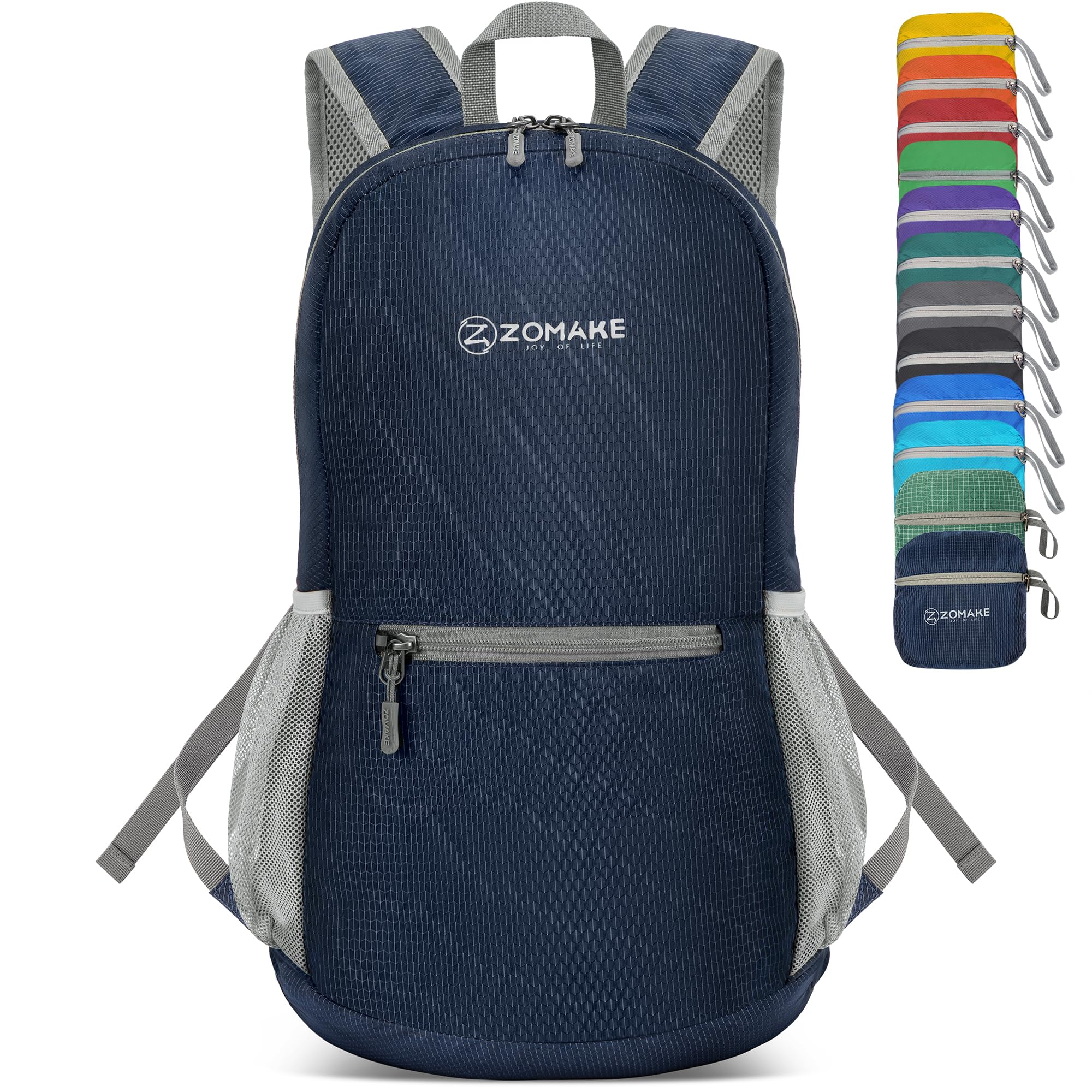 ZOMAKE Lightweight Packable Backpack, Foldable Small Travel Day Pack