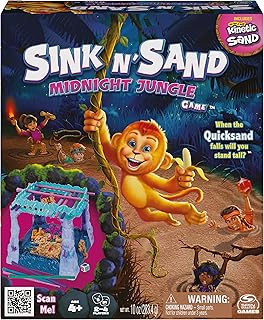 Sponsored Ad - Sink N’ Sand, Midnight Jungle Amazon Exclusive Kids Board Game with Kinetic Sand for Sensory Fun Gift Idea,...