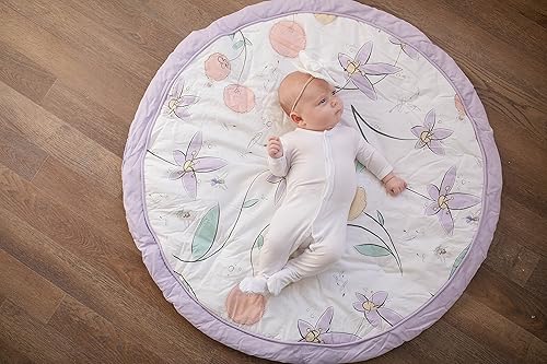 Miniatura 5 de JumpOff Jo Tapete redondo acolchado para bebé para el tiempo boca abajo, portátil, suave y seguro para gatear y jugar, perfecto para citas de juego