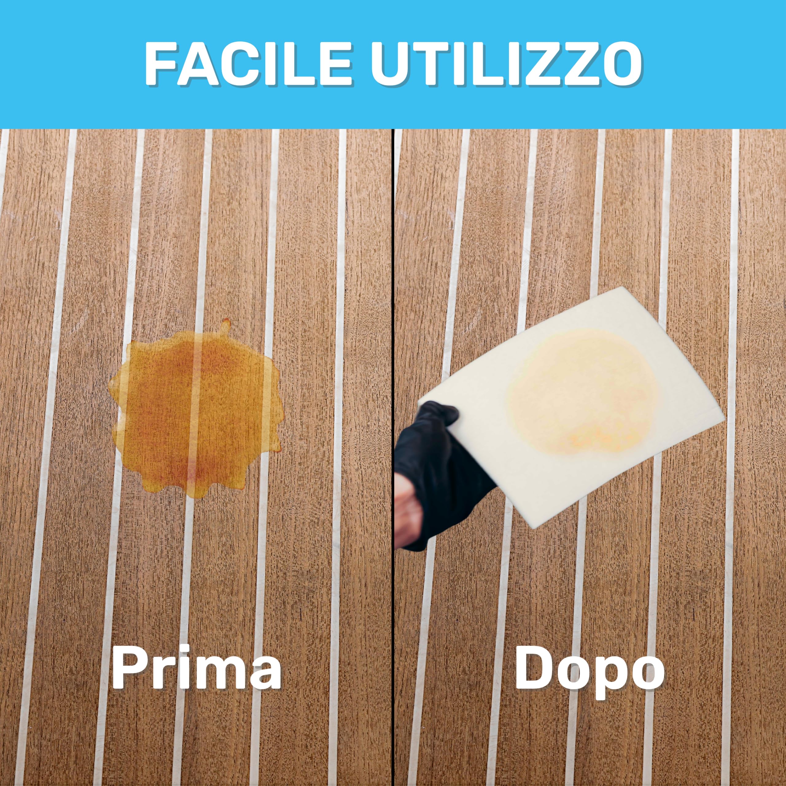 Kit Ocean Cleaning con Spugna Oleoassorbente Riutilizzabile | Ideale per diportisti e piccole imbarcazioni