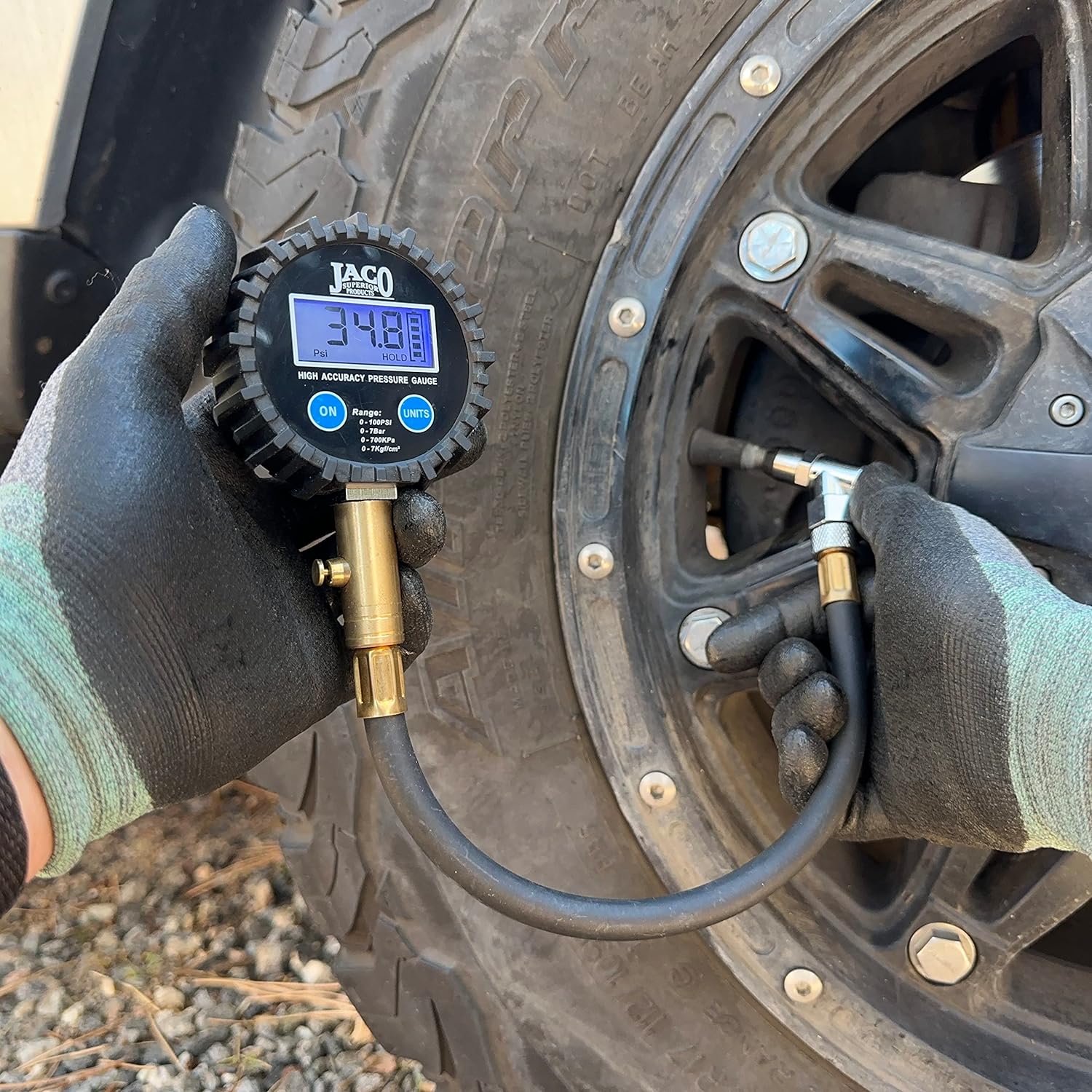 Buy JACO ElitePro Digital Tire Pressure Gauge Professional Accuracy 100 PSI Online at Lowest