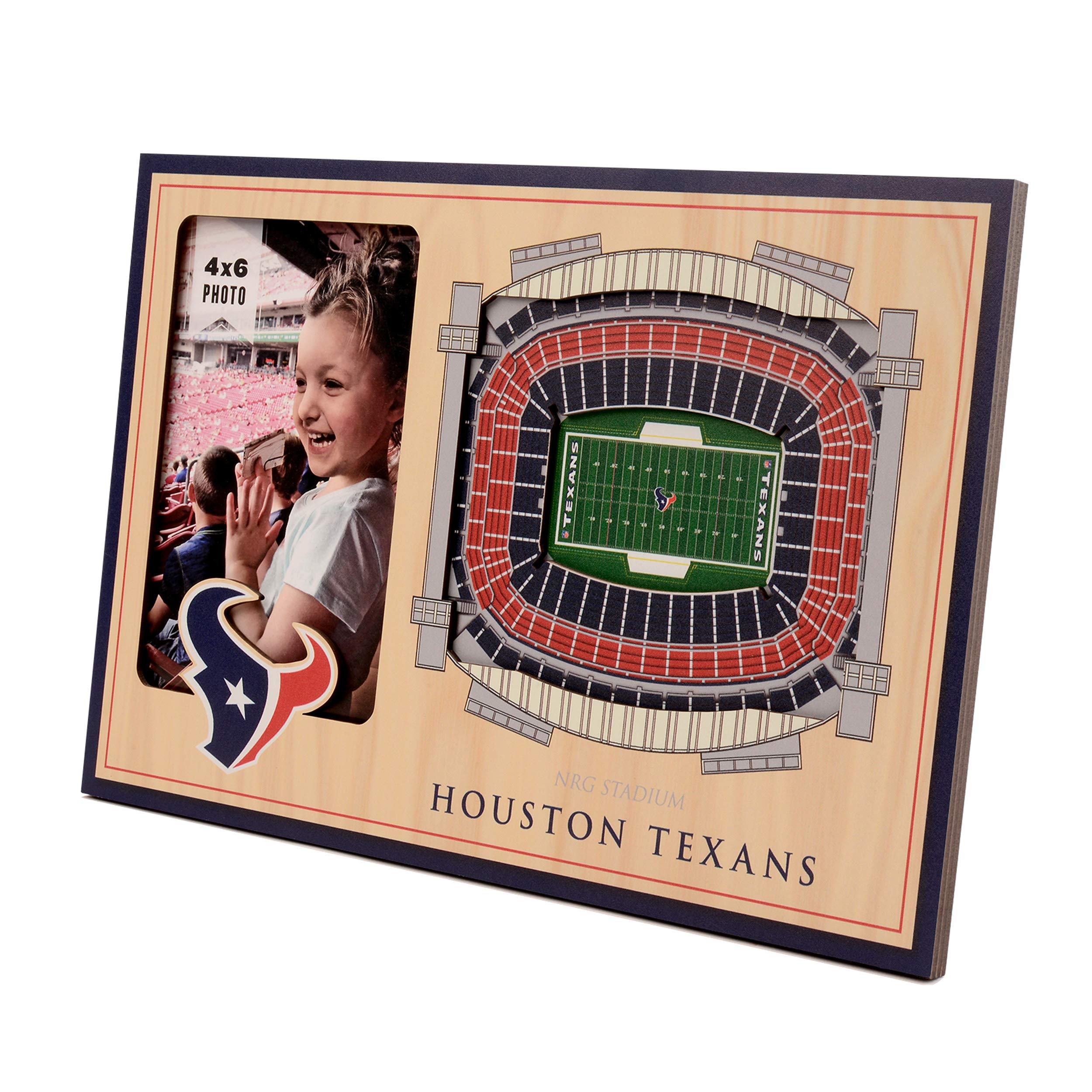 YouTheFan NFL Houston Texans 3D StadiumViews Picture Frame