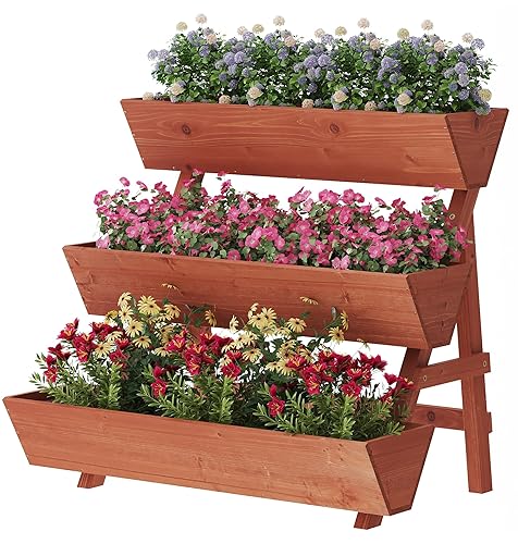 Raised Garden Bed, 3 Tier Vertical Garden Planter for Indoor