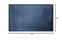 Vista 3 de Durable Scraper - Tapete de entrada, 48 x 72 pulgadas, negro