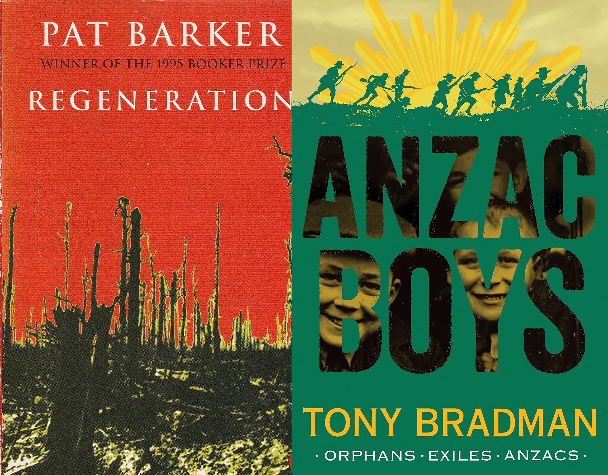 Regeneration ( winner of the 1995 Booker Prize) + Anzac Boys [Paperback] Pat Barker