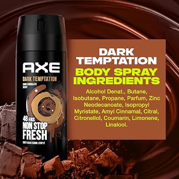 Axe Deo Dark Temptation 150ML, 150 ml