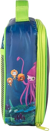 Miniatura 7 de OCTONAUTS Funda de almuerzo aislada, bolsa de mano reutilizable resistente con bolsillo de malla, misión de rescate