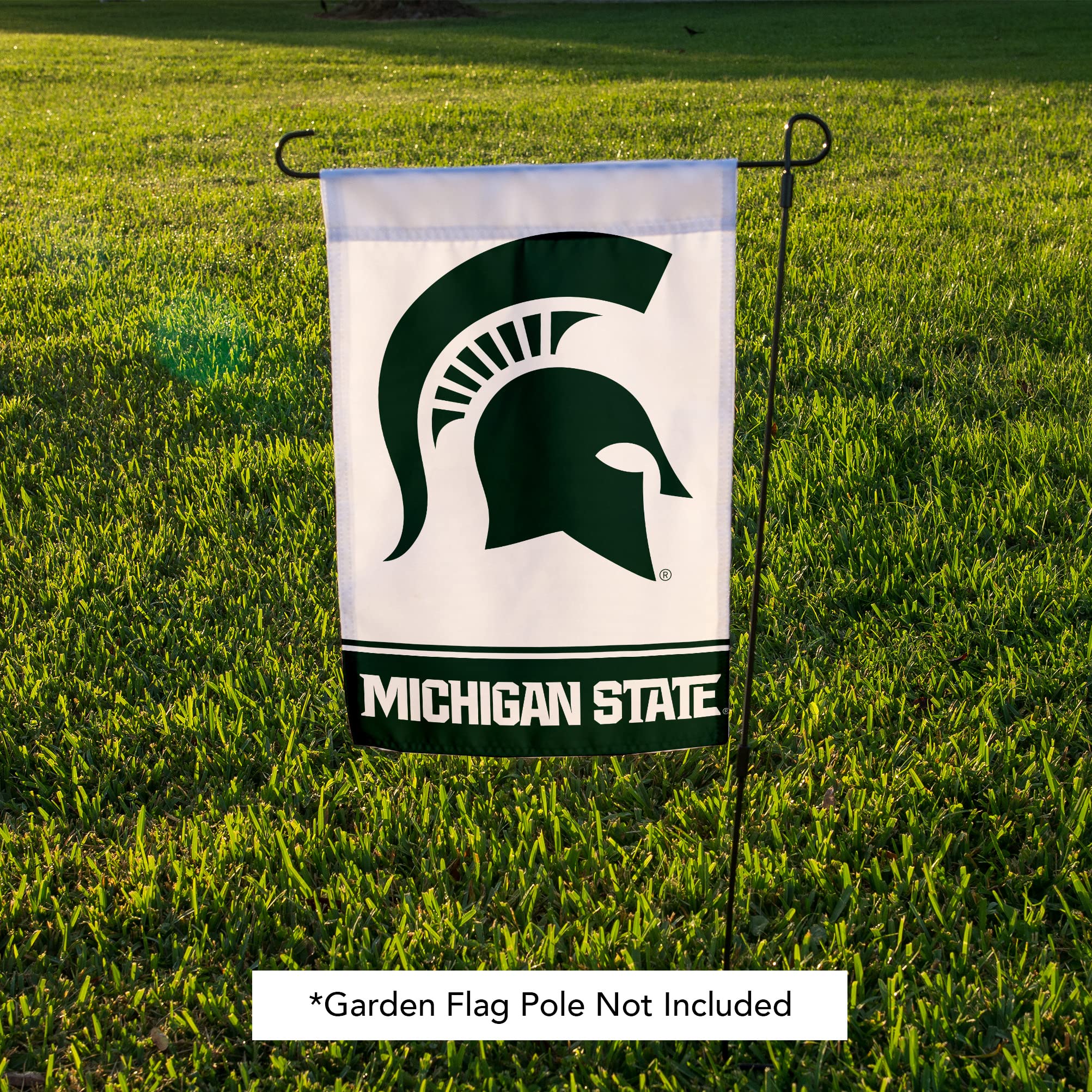 Michigan State Spartans Winter Snow Garden Flag – Double-Sided 12.5x18 Inch - View #2