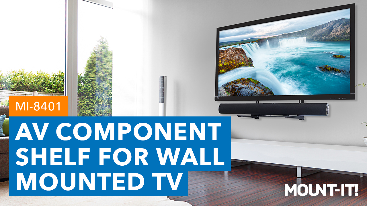 Amazon.com: Mount-It TV Wall Mount Shelf Bracket Under TV for