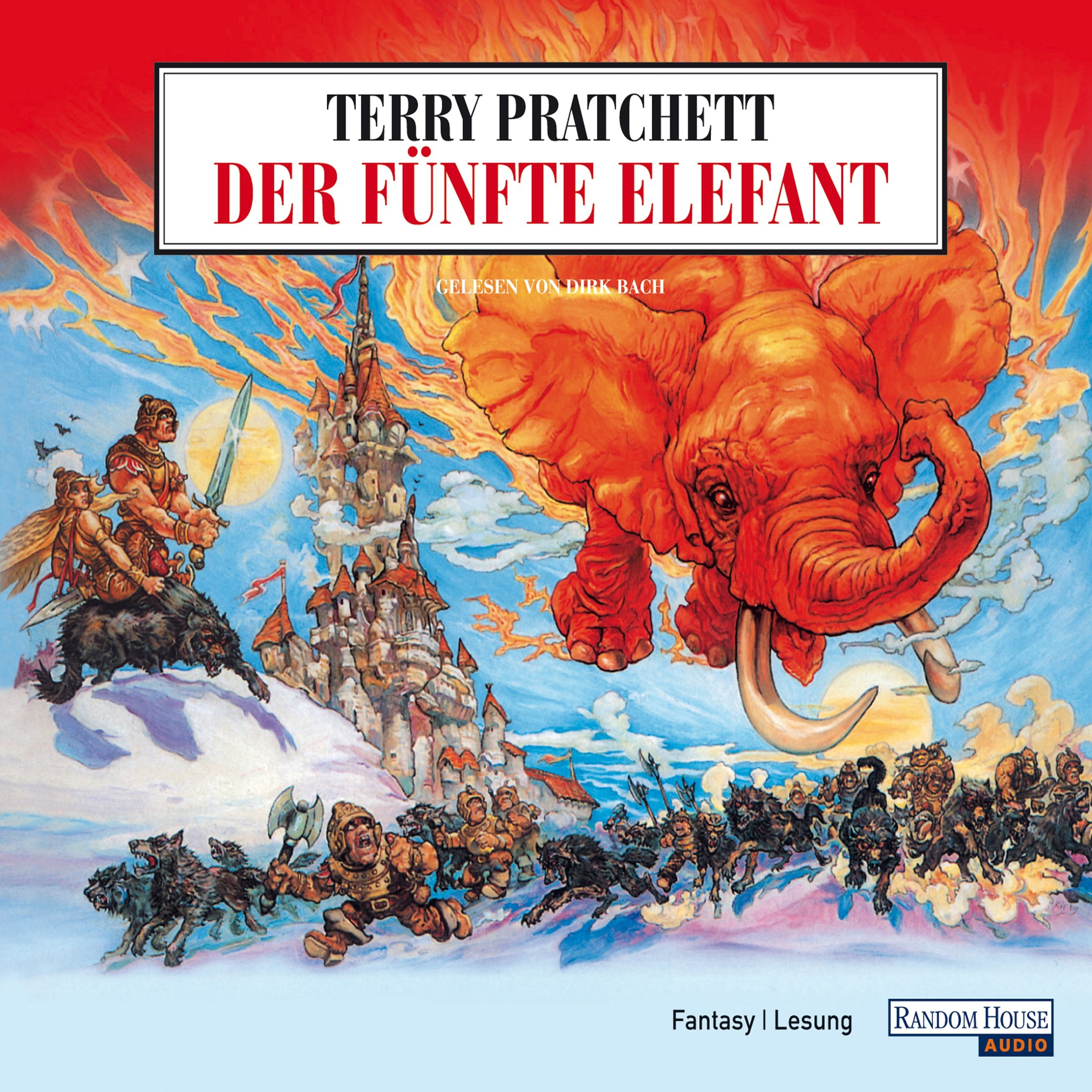 Cover art for Der fünfte Elefant