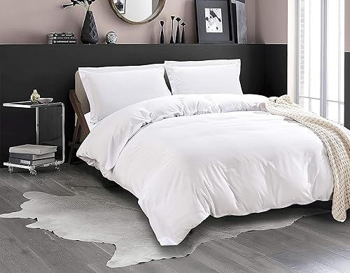 Elegant Comfort Juego de funda de edredón de lujo de 2 piezas, colección de hotel de microfibra de calidad prémium de 1500 hilos, funda de edredón