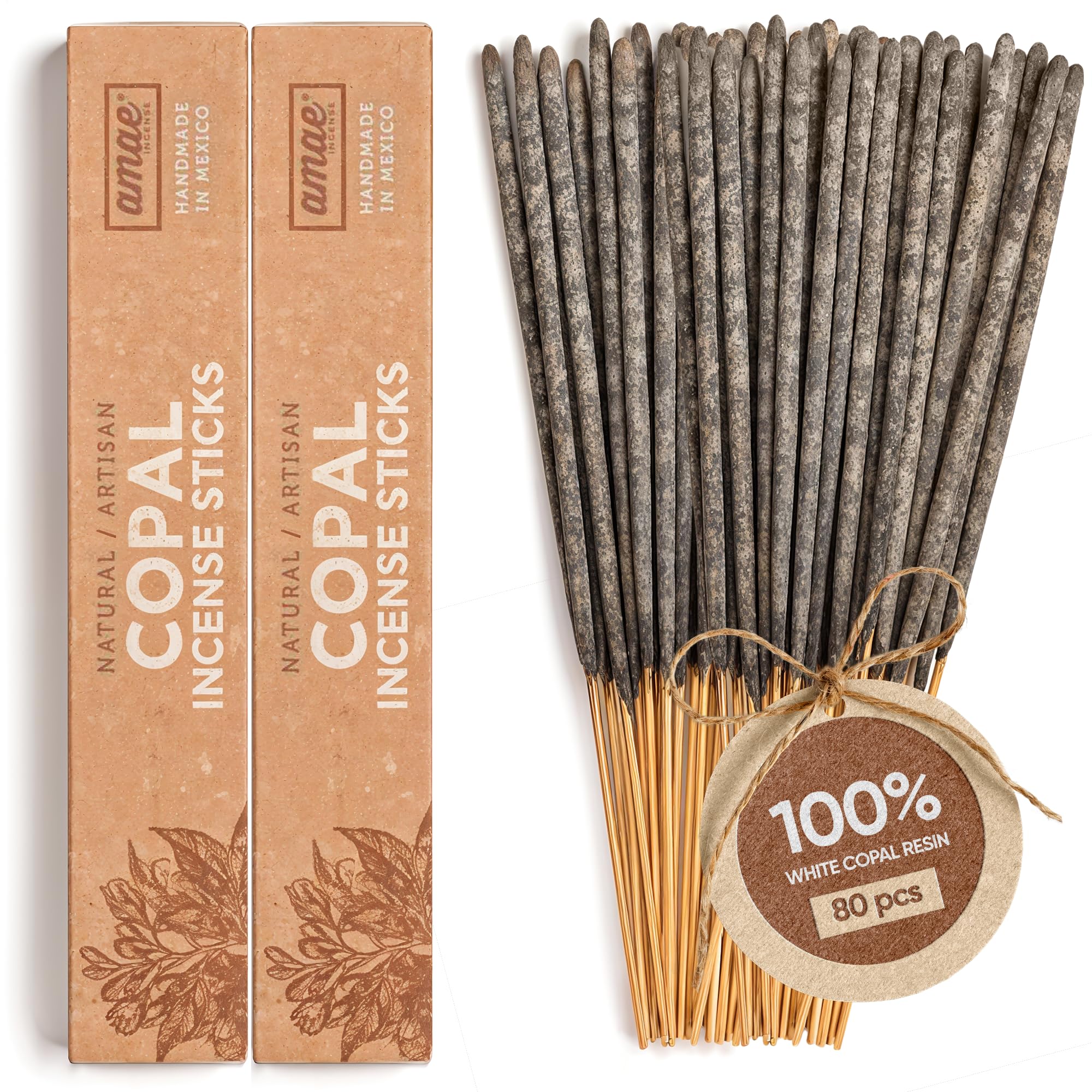 Premium Copal Mayan Incense Made with 100% White Copal (80)