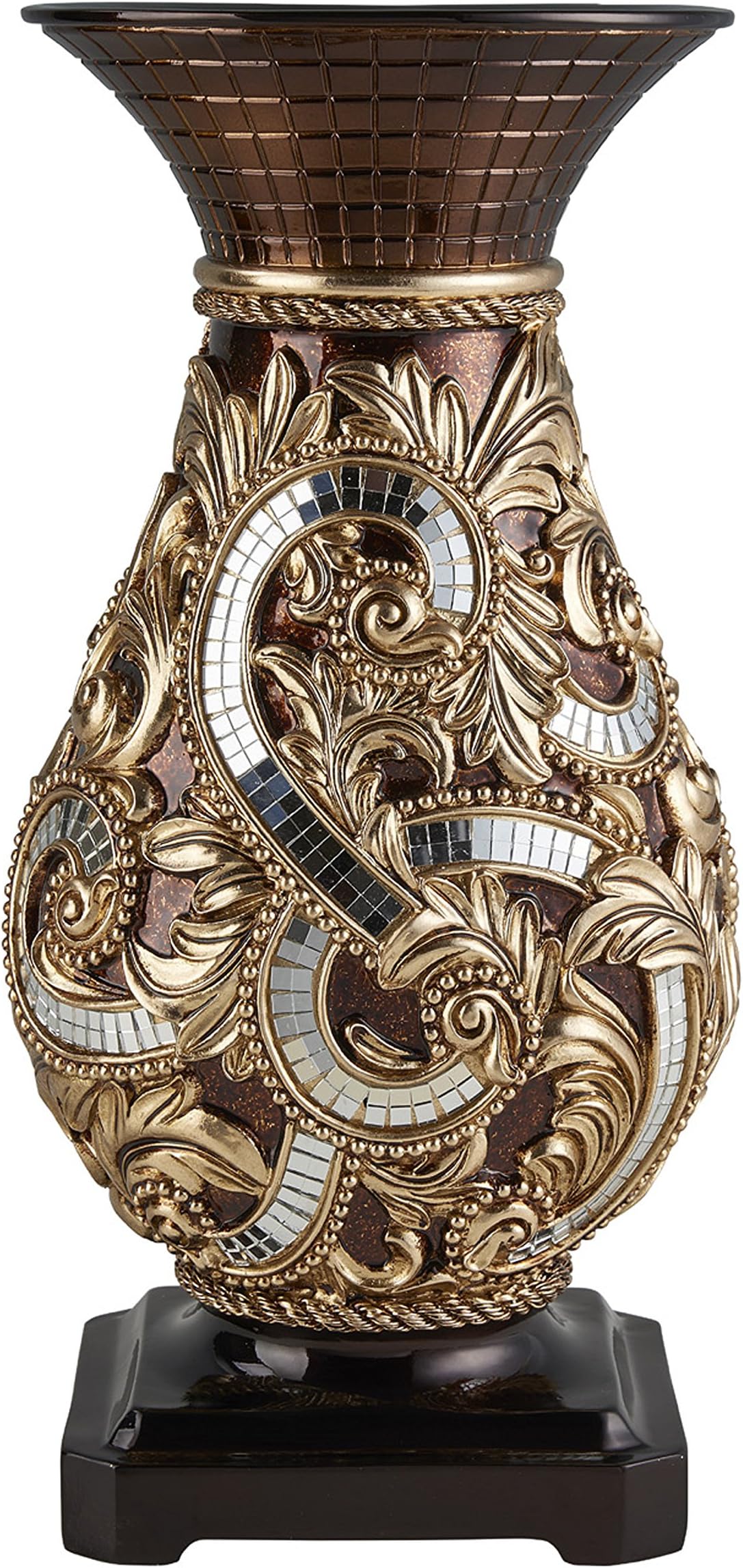 OK Lighting OK-4294V 15.5" H Daliyah Decorative Vase Decor Vase