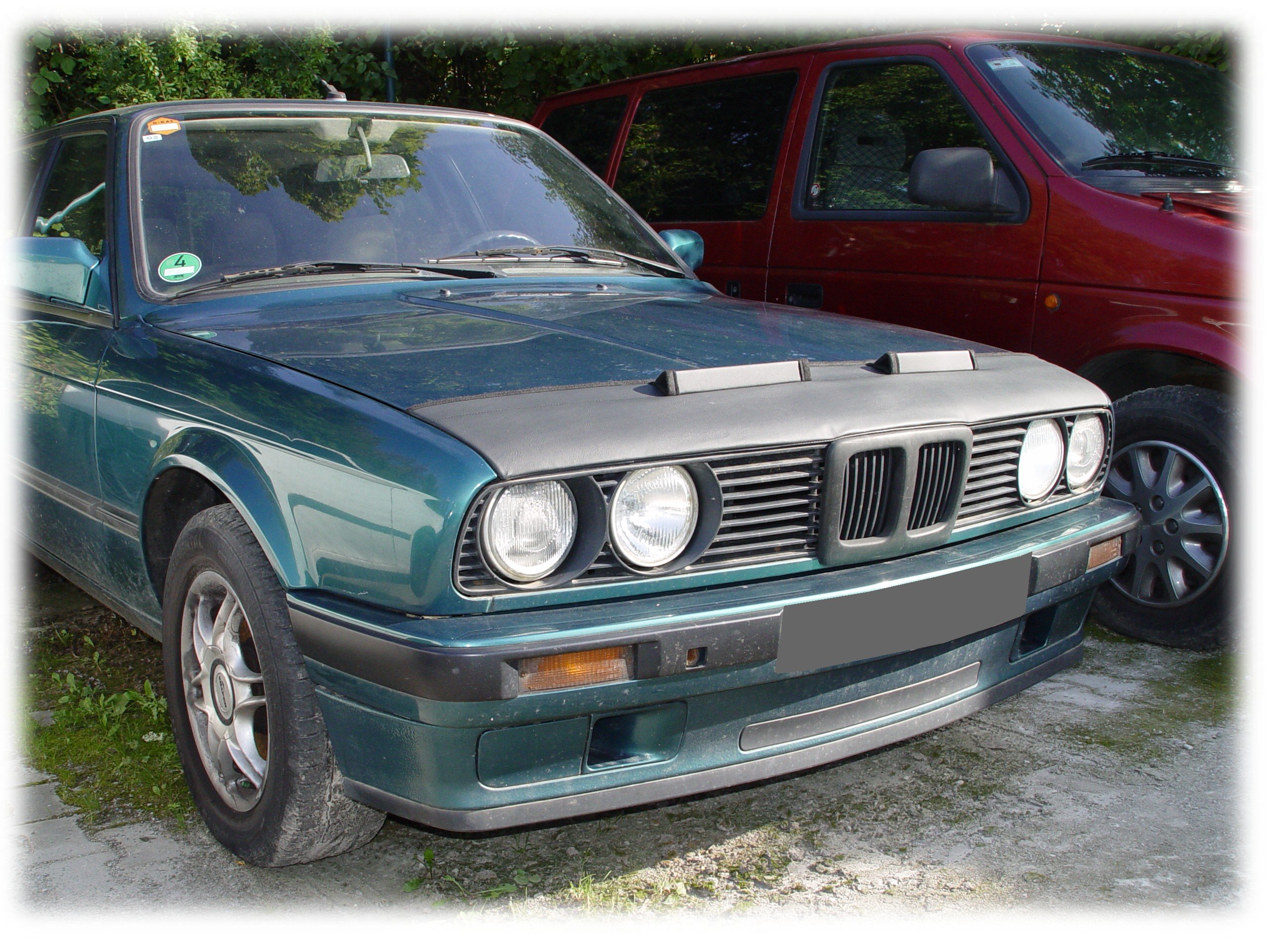 Hood Bra Front End Nose Mask Compatible with BMW 3 E30 1982-1994 Bonnet Bra STONEGUARD Protector Tuning