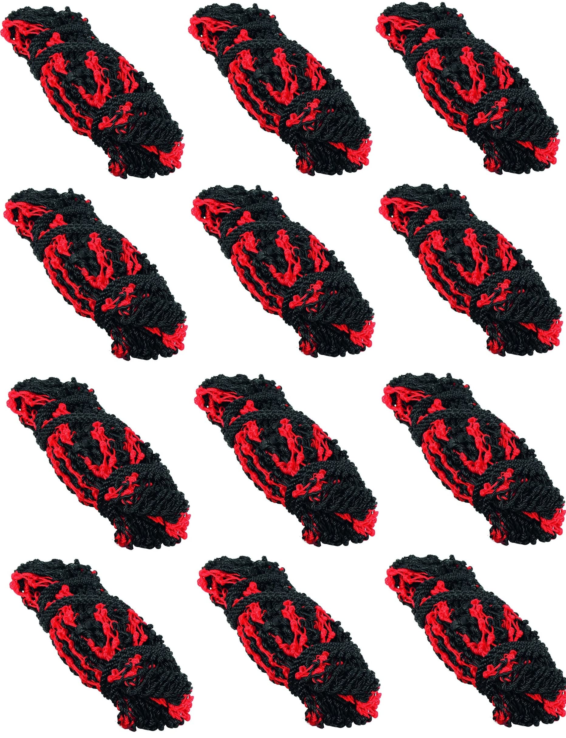 Shires Deluxe Haylage Net Red/Black 45" Haynet 12 Pack #1022