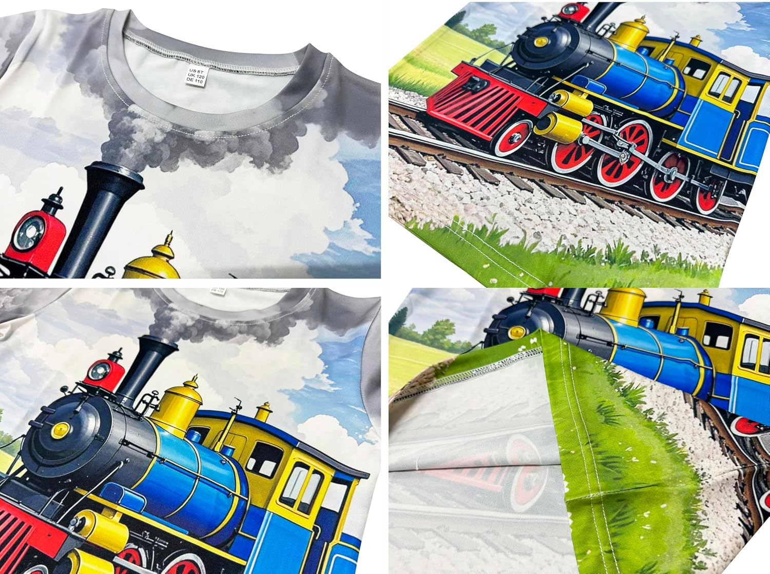 DDSOL Toddler Boy T-Shirt Short Sleeve 3D Graphic Monster Truck Summer Tops Tees Shirt 4-10 Years