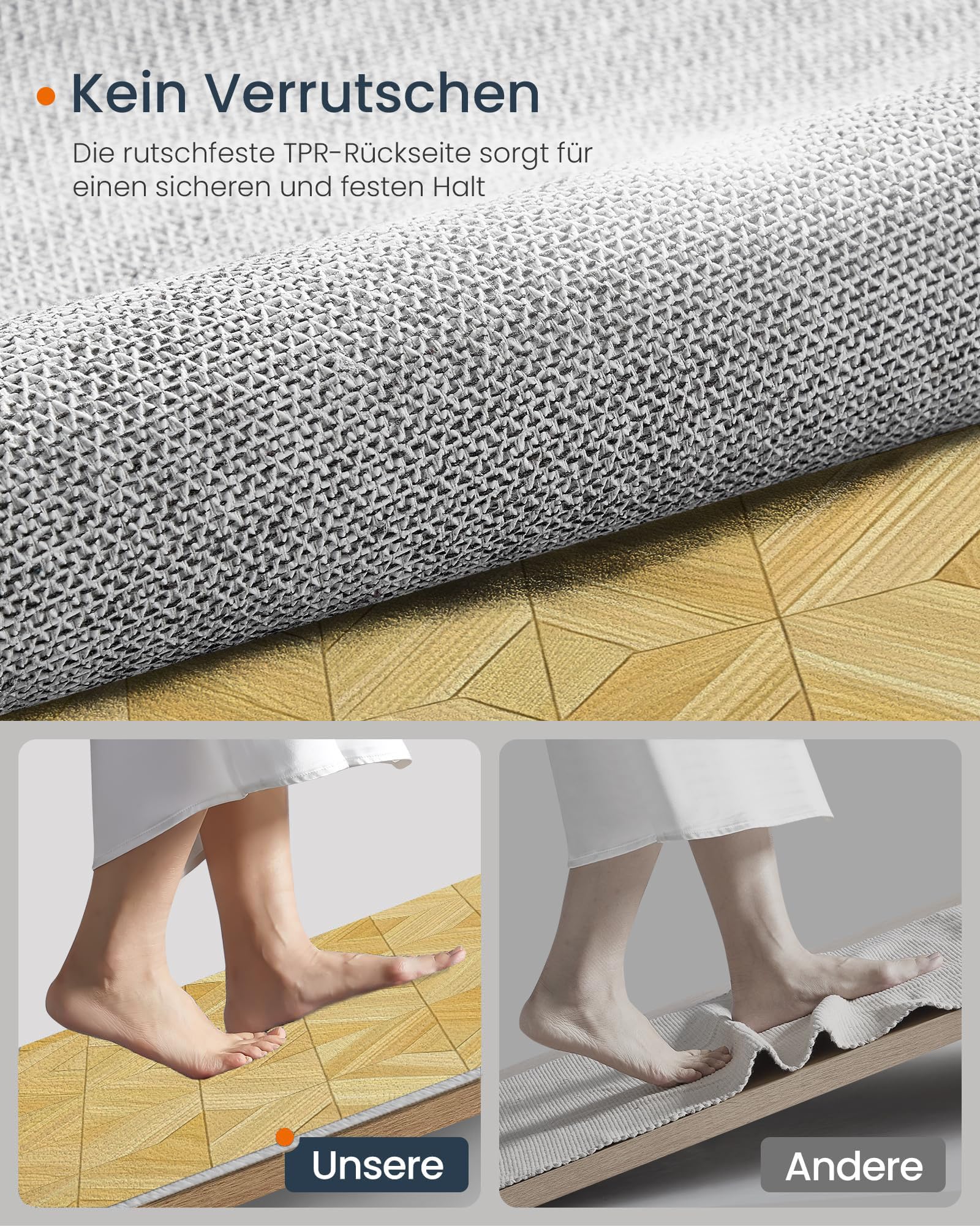 Tapis Lavable Parquet, Antidérapant Géométrie Patchwork Rétro, Résistant Aux Taches pour Intérieur, Décoration pour Salon, Chambre À Coucher, Bureau - Jaune Clair - 80X150Cm