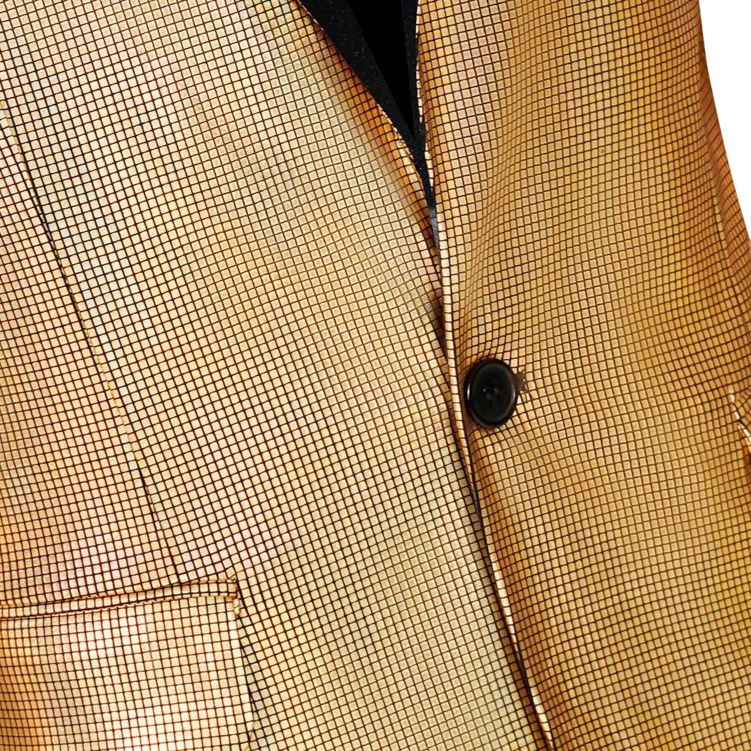 Men's 70s Outfit Disco Suit Shiny Party Outfit Sequin Costume - Image 5