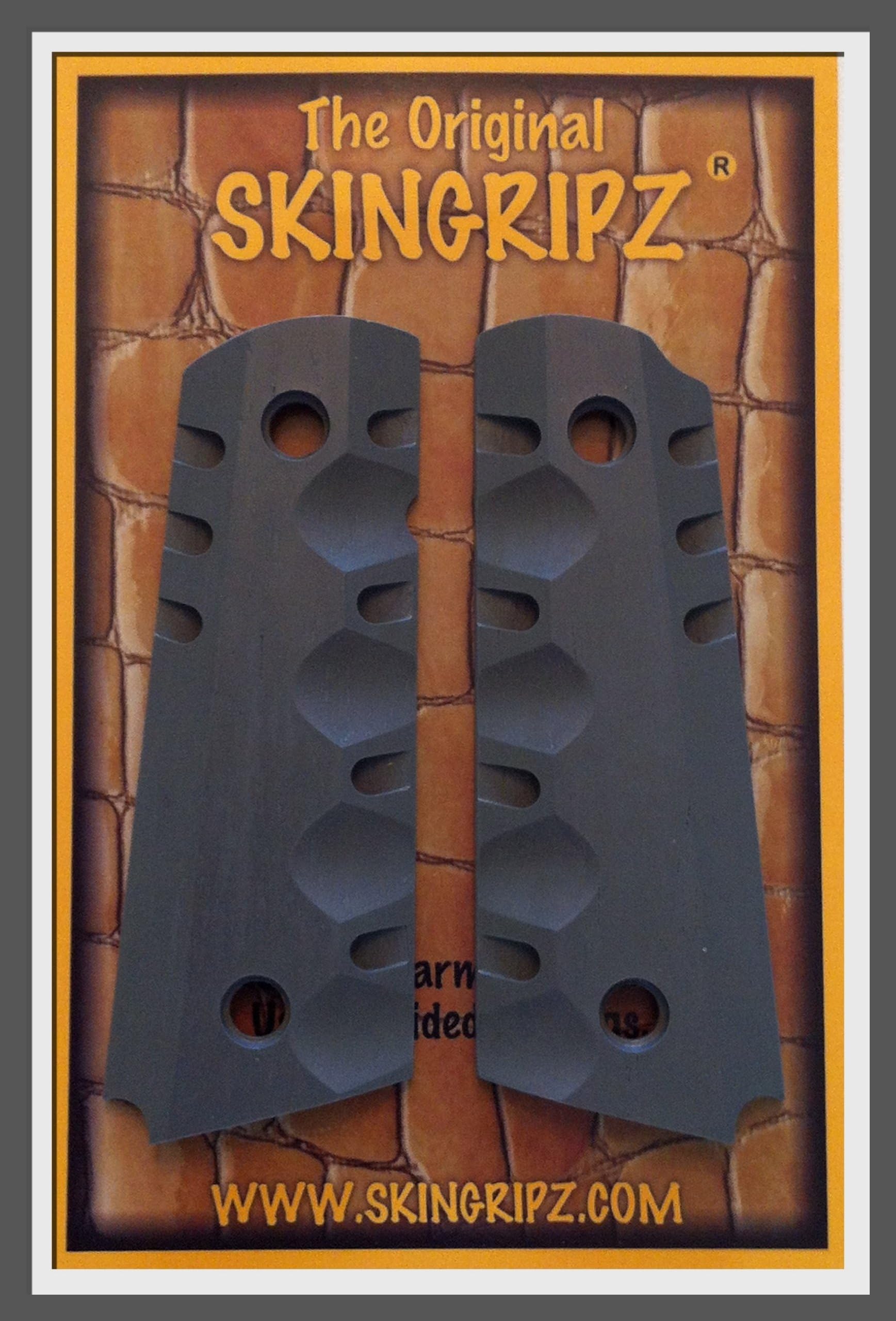 SkinGripz"OPERATOR" 1911 Grips (Compact-Grey)