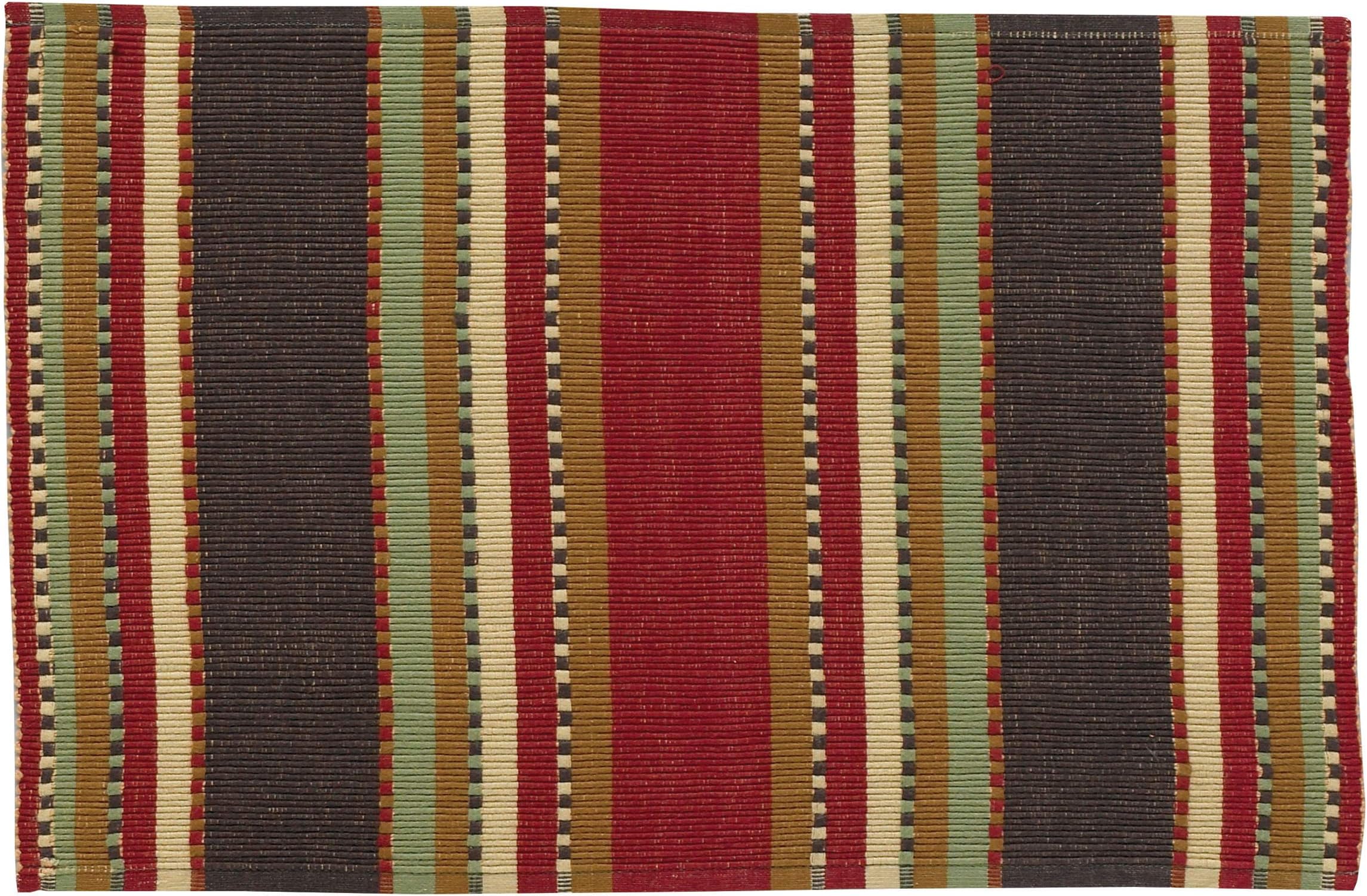 Timber Ridge Placemats Set of 4 by Creative Home Accents, Brown, 13x19 inches
